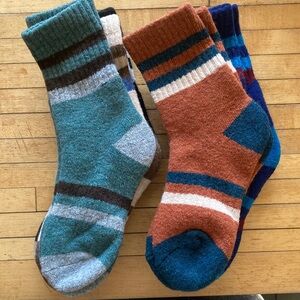 New Merino Wool Kids Socks 6 Pairs